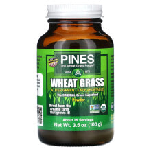 Pines International, Ростки пшеницы, порошок, 100 г (3,5 унции)