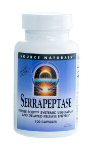 Пищеварительные ферменты source Naturals Serrapeptase Серрапептаза 120 капсул