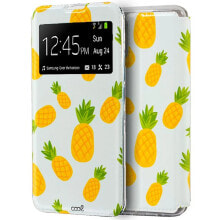 COOL Samsung A715 Galaxy A71 Drawings Pineapples flip phone case