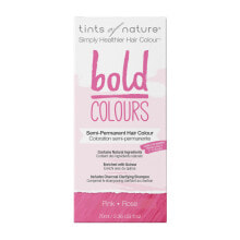 Краска для волос tints of Nature Bold Colours Semi-Permanent Hair Colour PInk Полуперманентная краска для волос Розовый 70 мл
