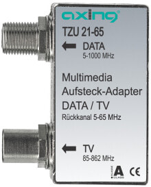 Кабели и разъемы для аудио- и видеотехники Axing TZU 21-65 Разделитель/объединитель кабеля Серебристый TZU02165