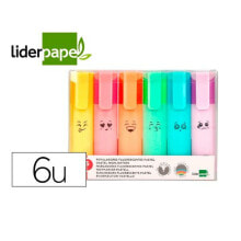 Highlighter Liderpapel RT21 6 Pieces