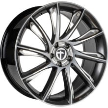 Колесный диск литой Tomason TN24 dark hyperblack rim polished 8.5x19 ET45 - LK5/112 ML72.6