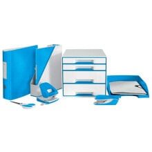 LEITZ Wow Vertical Format A4 Blue Tray