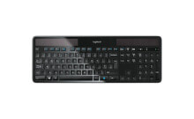 Клавиатуры Клавиатура беспроводная Logitech K750 RF AZERTY 920-002915