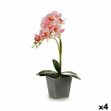 Decorative Plant Orchid Plastic 20 x 47 x 33 cm (4 Units)