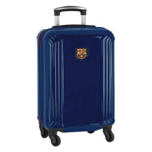 Мужские чемоданы Чемодан для ручной клади F.C. Barcelona Тёмно Бордовый Тёмно Синий 20'' (34.5 x 55 x 20 cm)