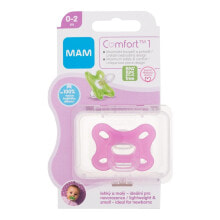 MAM Comfort 1 Silicone Pacifier 0-2m Blue 1 St. schnuller für Kinder