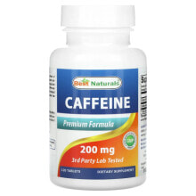 Best Naturals, Caffeine, 200 mg , 120 Tablets (Товар снят с продажи) 