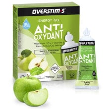 Спортивные энергетики OVERSTIMS Green Apple Liquid Antioxidant 30gr 10 Units