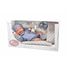 MUÑECAS ARIAS 45 cm Daniel With Sleeping Bag baby doll