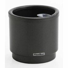 Plant pot Plastiken Anthracite Dark grey Ø 22 cm