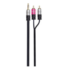 DCU Tecnologic Connection Jack 3.5 St. M-2 Rca M 1m