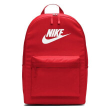 Мужские спортивные рюкзаки Рюкзак мужской Nike Heritage 20	красный с логотипом