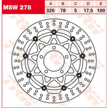 TRW Triumph Speed Triple 1050 05 Front Brake Disc