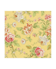 Trademark Global sue Schlabach Cottage Roses Pattern IIIB Canvas Art - 36.5