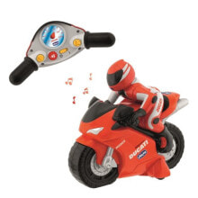 Игрушечные машинки и техника для мальчиков Радиоуправляемая игрушка Chicco Турбо мотоцикл Ducati 1198 RC 00389-00