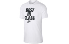 Nike Sportswear 字母印花短袖T恤 男款 白色 / Футболка Nike Sportswear T BV7531-100