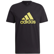 Футболки мужская спортивная футболка черная с логотипом Adidas Messi Bos Tee