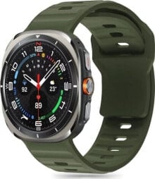 Tech-Protect TECH-PROTECT SILICONE LINE SAMSUNG GALAXY WATCH ULTRA (47 MM) OLIVE GREEN