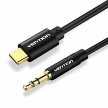 Vention BGABF аудио кабель 1 m 3,5 мм USB Type-C Черный