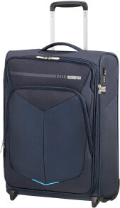 Мужской чемодан текстильный синий American Tourister Summerfunk Hand Luggage 55 Centimeters 42 Blue (Navy)