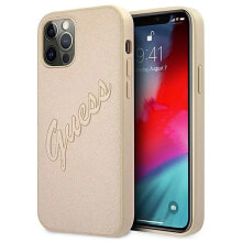 GUESS Guhcp12Mrsavslg iPhone 12 Pro 6.1 Saffiano phone case