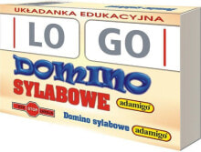 Настольные игры для компании adamigo Game Domino Syllable Logo (4812)