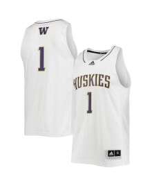 Men's 1 White Washington Huskies Swingman Basketball Jersey