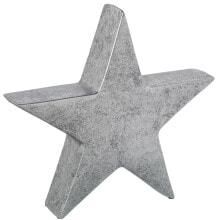 Decorative Figure Alexandra House Living Silver Ceramic Star 9 x 38 x 37 cm