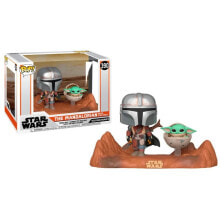 FUNKO POP Star Wars Mandalorian Mandalorian And Child Figure