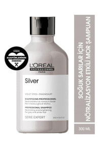 Loreal Pro Paris Serie Expert Silver Açık Sarı, Gri ve Beyaz Saçlar için Mor Şampuan10.1 fl ozCYT664