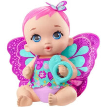 Пупсы Кукла пупс Mattel "Розовые крылышки" с аксессуарами, 30 см