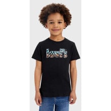 LEVI´S ® KIDS Ombre Checkered Poster Short Sleeve T-Shirt