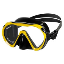 Masks and snorkels for scuba diving