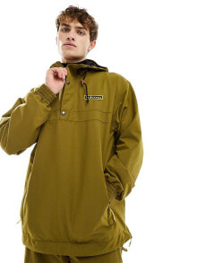 Купить мужская верхняя одежда Volcom: Volcom Longo pullover ski jacket in khaki