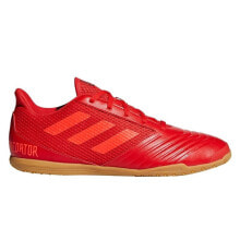 Мужская спортивная обувь для футбола Мужские футбольные бутсы красные для зала Adidas Predator 194 IN