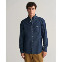 GANT Reg Indigo Bd Long Sleeve Shirt