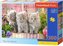 Castorland Puzzle 300 Three Grey Kittens