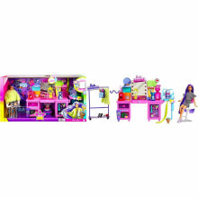 Детские игровые наборы и фигурки из дерева barbie Extra Doll & Vanity Playset GYJ70