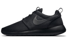 Nike Roshe Run Black Anthracite 耐磨 低帮 跑步鞋 GS 黑 / Кроссовки Nike Roshe Run Black Anthracite GS 511882-096