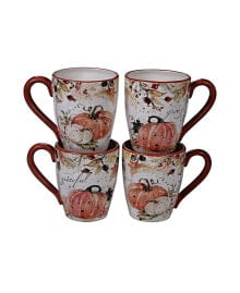 Certified International harvest Splash Mug, Set of 4