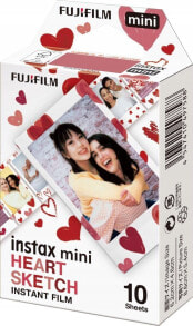 Fujifilm Fujifilm instax mini Film Heart Sketch купить в интернет-магазине