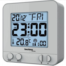 Настольные и каминные часы technoline WT 235 будильник Цифровой будильник Серебристый