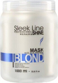 Маска или сыворотка для волос Stapiz Sleek Line Blond Mask Maska do włosów 1000ml
