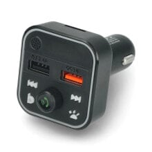 FM-трансмиттеры для автомобилей автомобильный FM-передатчик с Bluetooth 5.0 JL QC3.0 RGB громкой связью