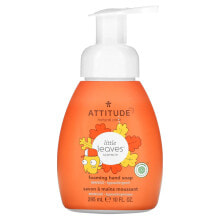 Жидкое мыло aTTITUDE, Little Leaves Science, Foaming Hand Soap, Mango, 10 fl oz (295 ml)