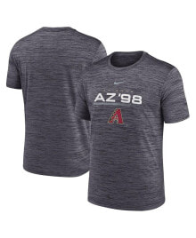 Nike men's Black Arizona Diamondbacks Wordmark Velocity Performance T-shirt