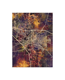 Trademark Global michael Tompsett Iowa City Map II Canvas Art - 20