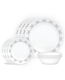 Corelle winter 12 Pc. Dinnerware Set, Service for 4